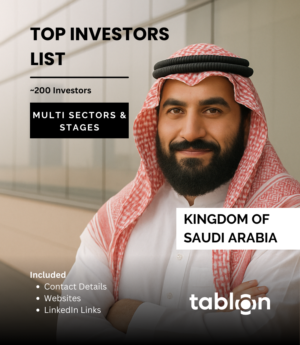 ~200 Investors List - Multi Sector & Stages - Saudi Arabia
