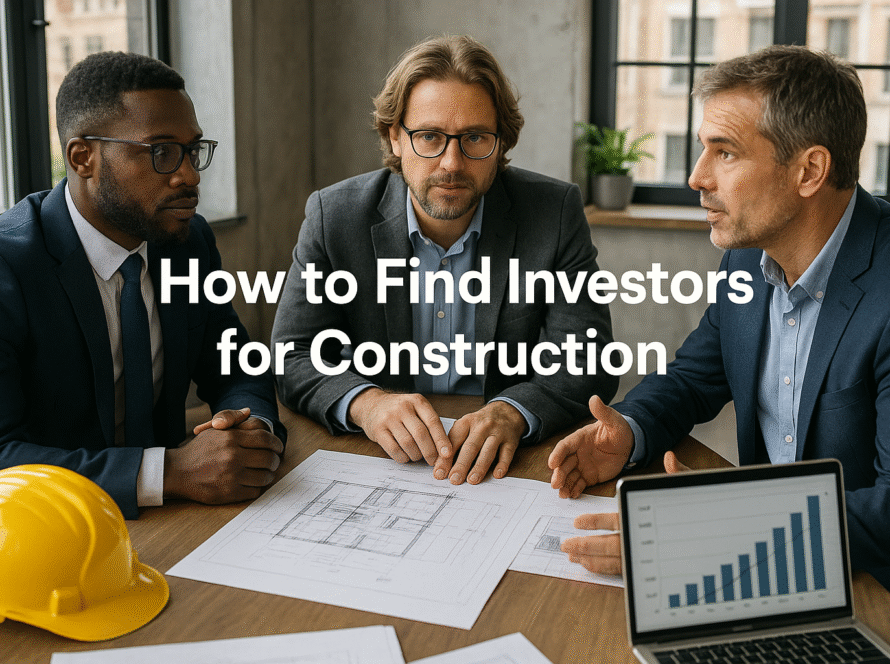 how to find investors for construction