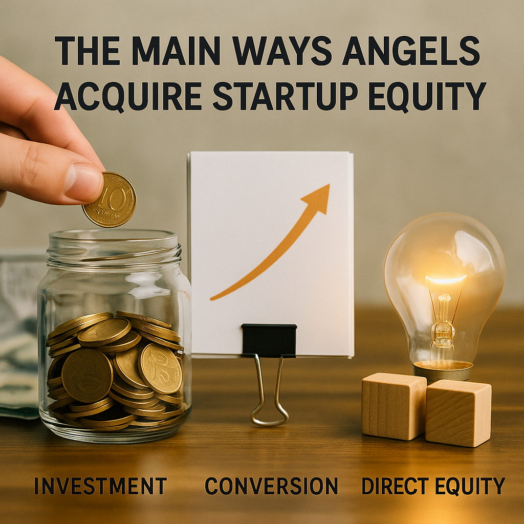 The Main Ways Angels Acquire Startup Equity