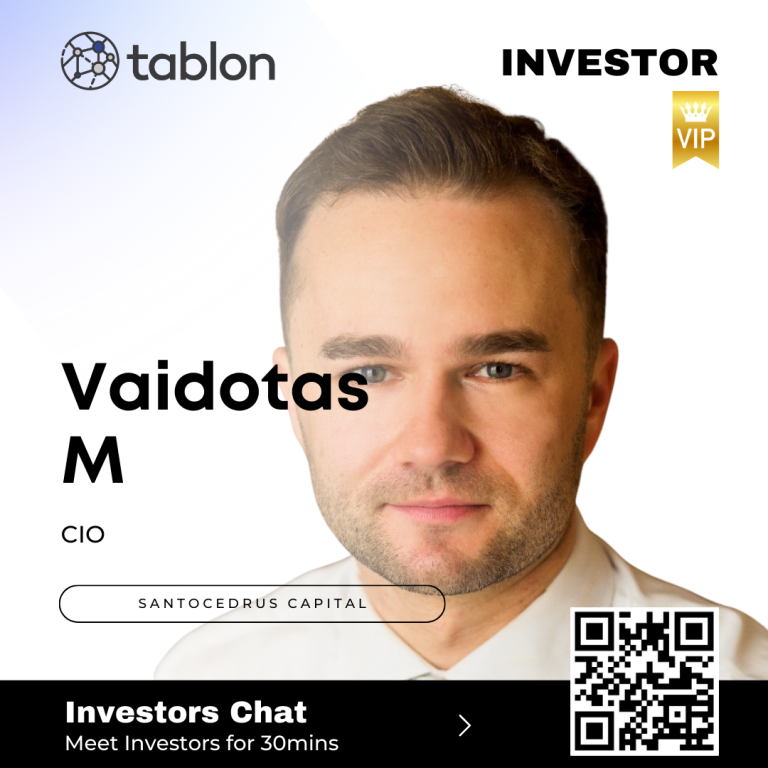 Vaidotas Mėlynavičius - Finding Investors - Tablon b2b