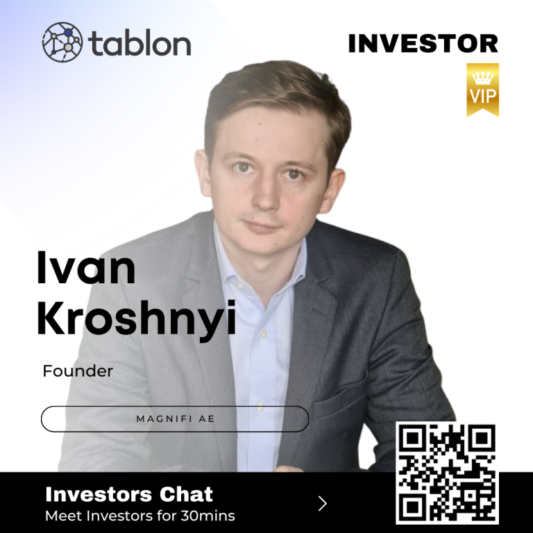 Ivan Kroshnyi - Finding Investors - Tablon b2b