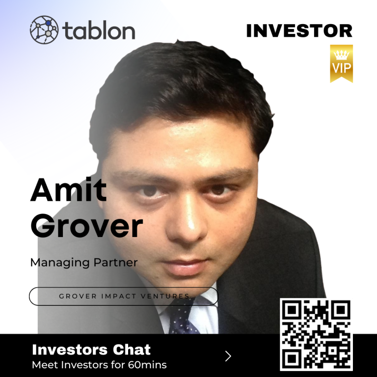 Amit Grover - Finding Investors - Tablon b2b
