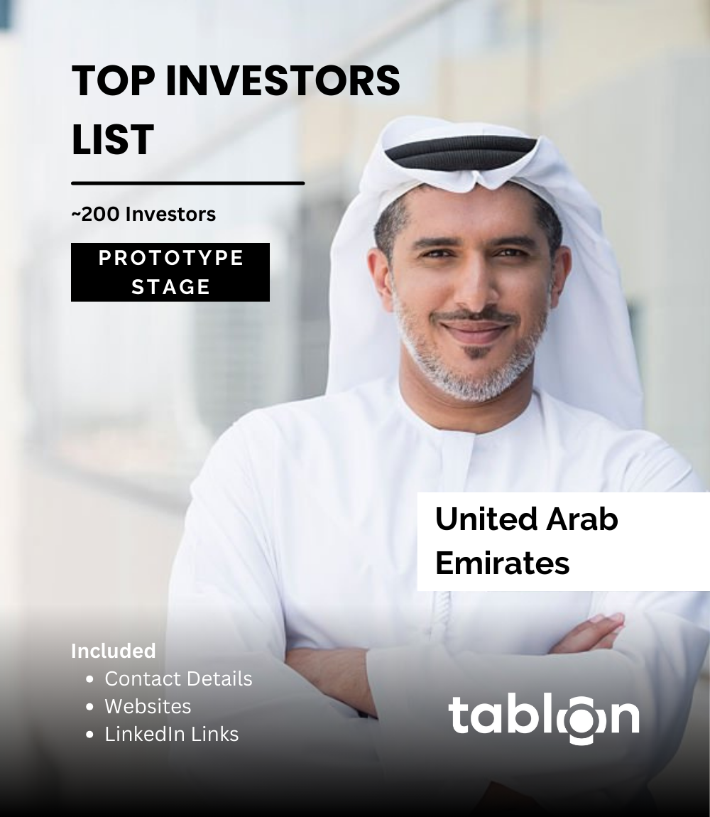 ~200 Investors List - Prototype Stage - UAE