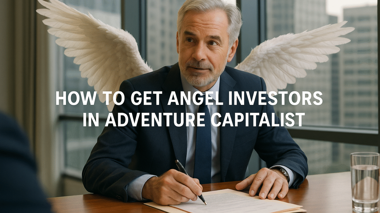 How Do Get Angel Investors in Adventure Capitalist