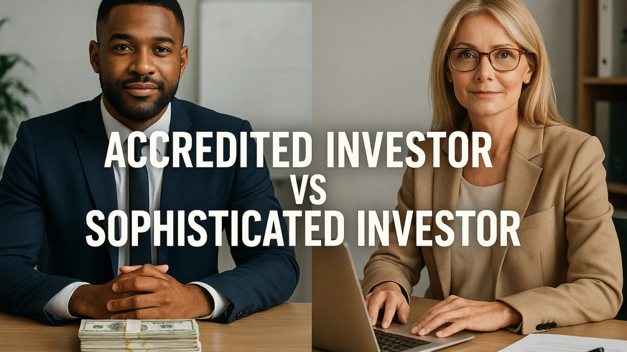 accredited investor vs sophisticated investor​