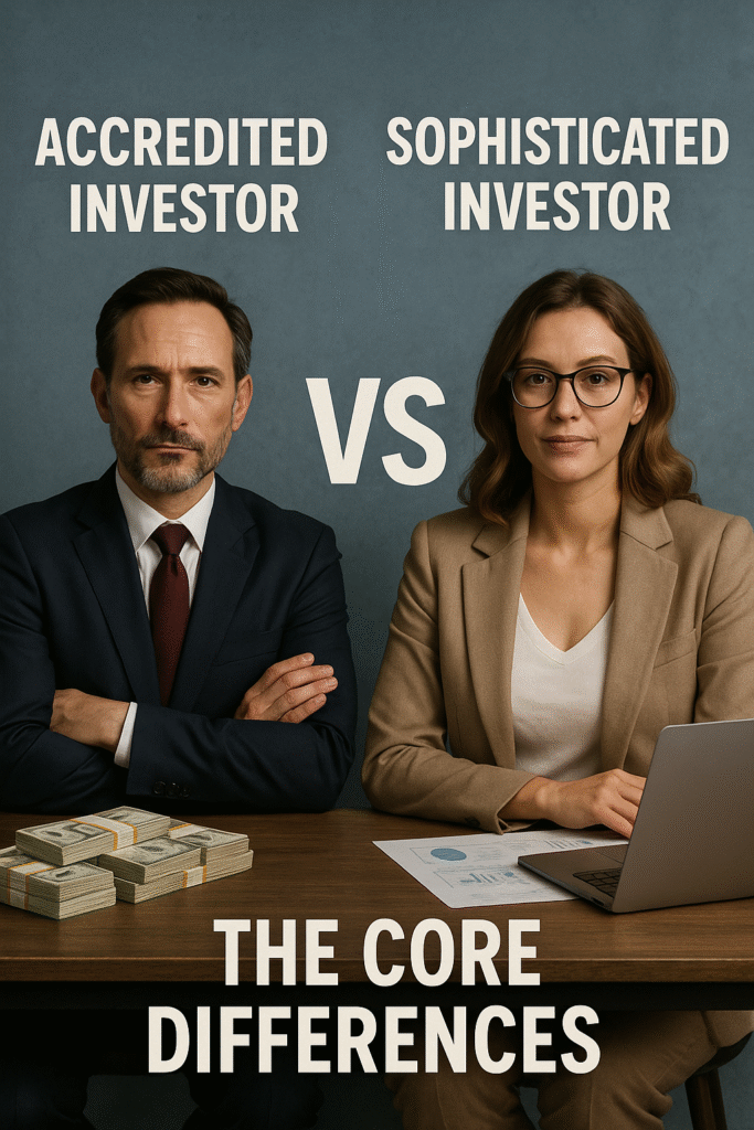 accredited investor vs sophisticated investor​