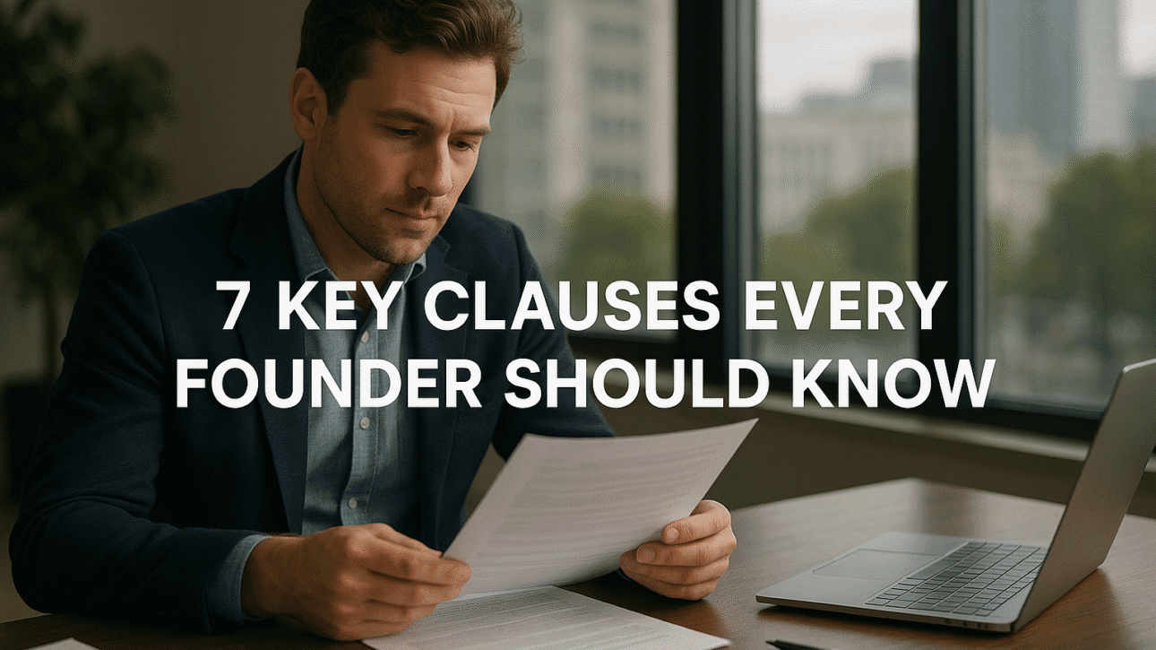 7 Key Clauses Every Founder
